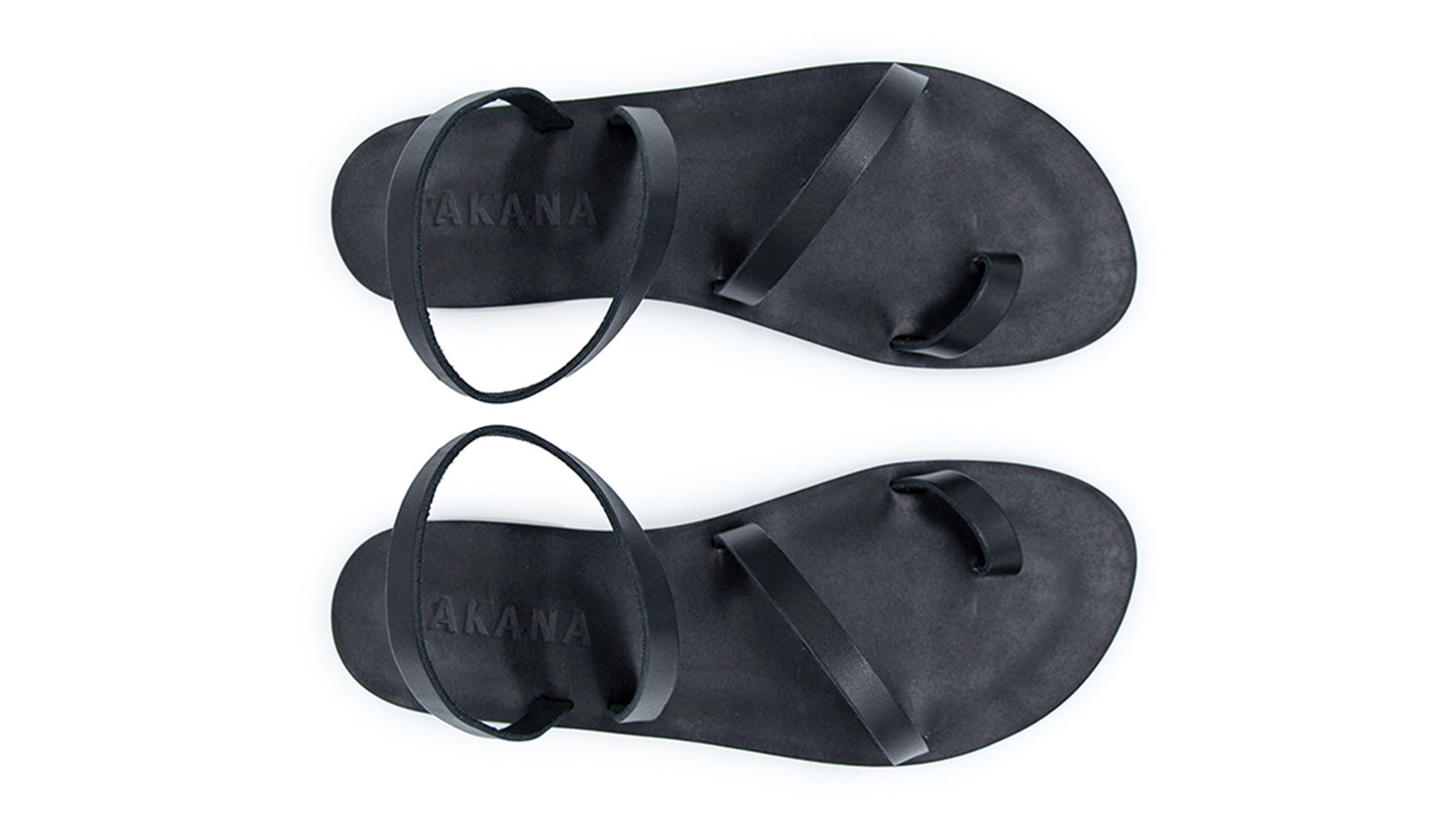 Venus Leather sandals - Black
